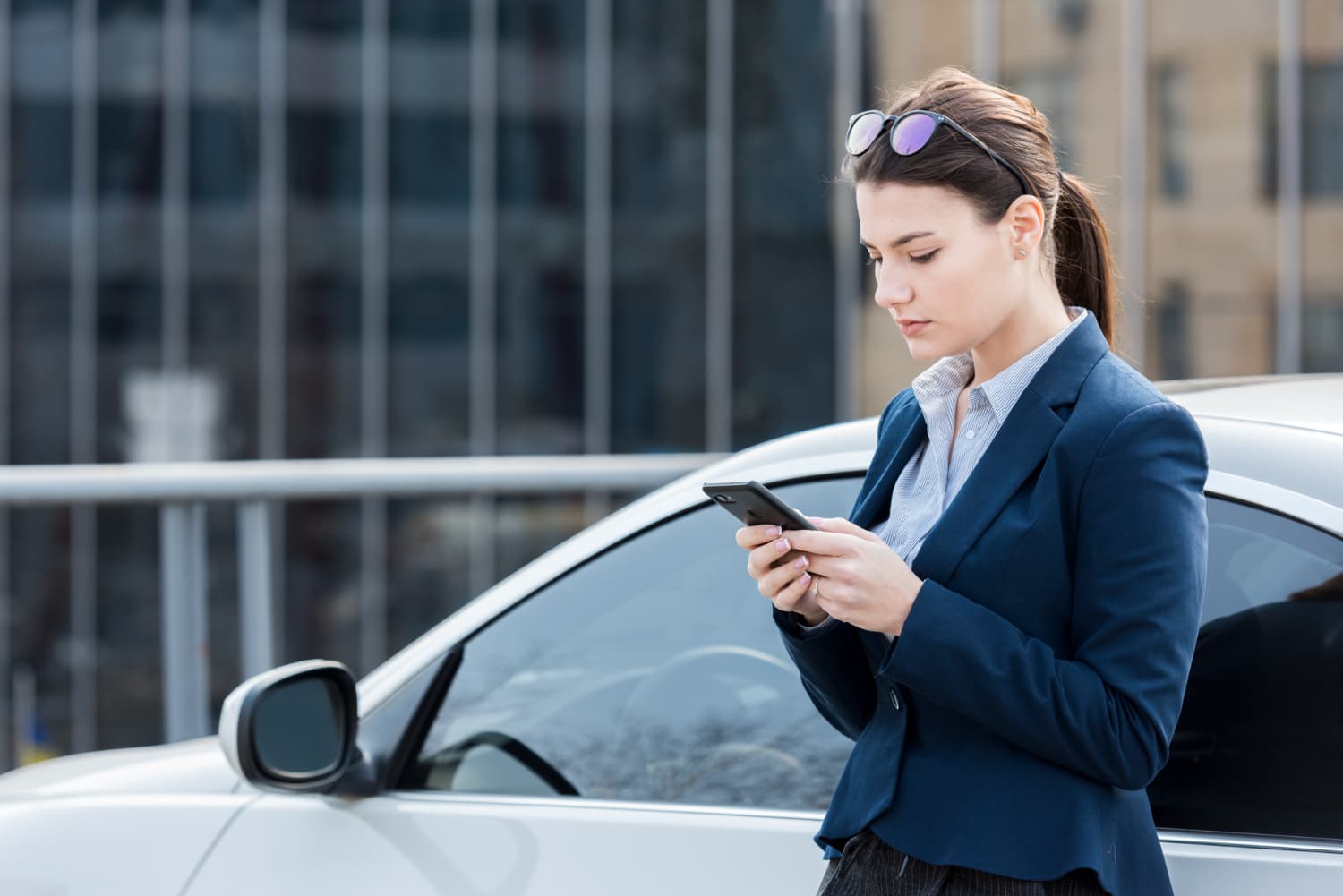 Parking garage background